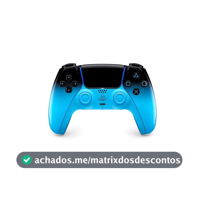 Controle Sem Fio Sony DualSense Hyperpop, PS5, Rhythm Blue, Azul - 1000048538