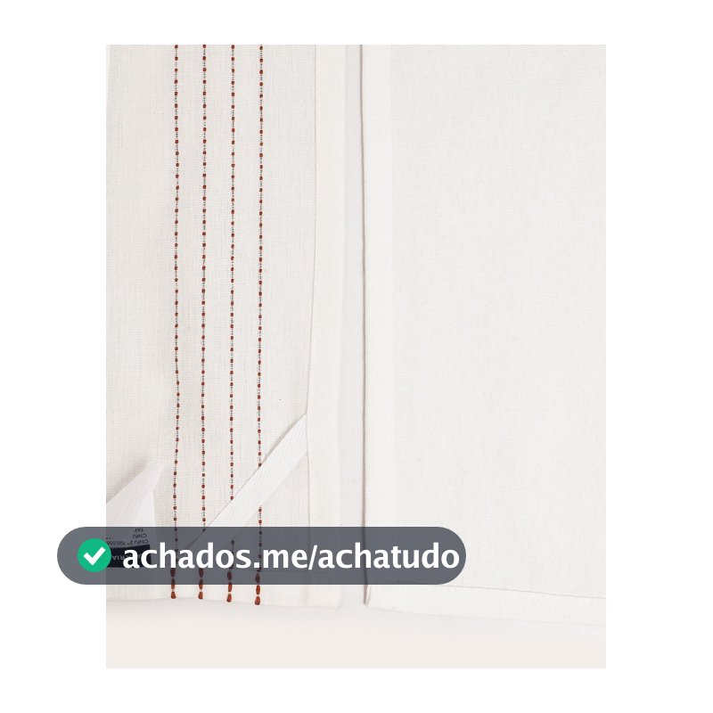 Kit pano de copa Casa Riachuelo em algodão estampado 2 peças - Branco