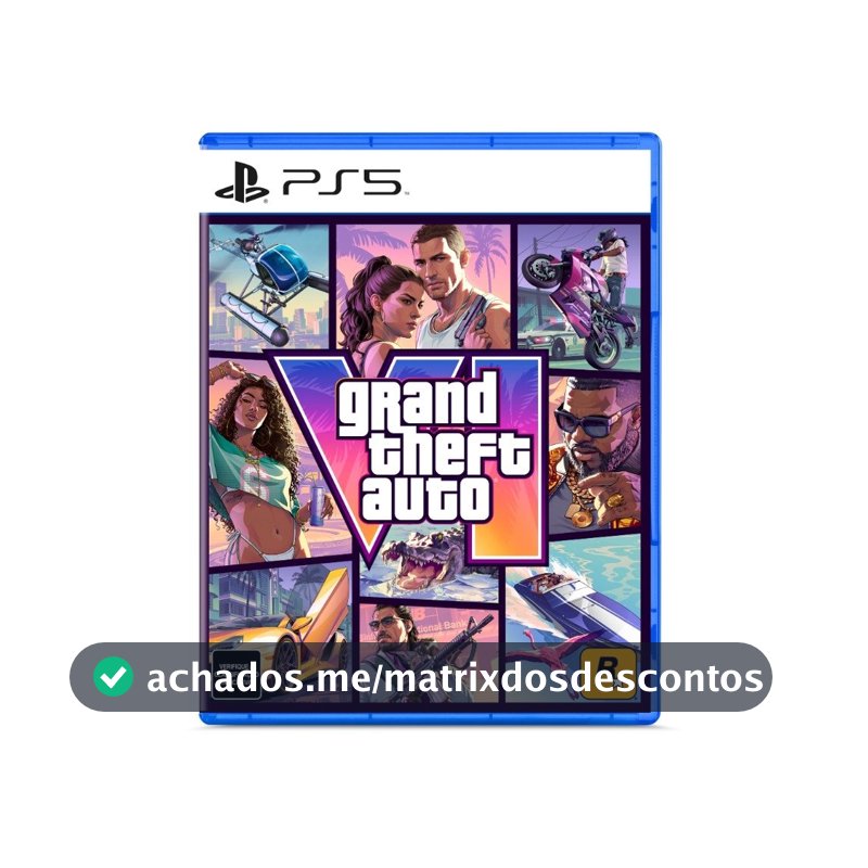 Jogo Grand Theft Auto GTA VI, PS5 - TT000272PS5