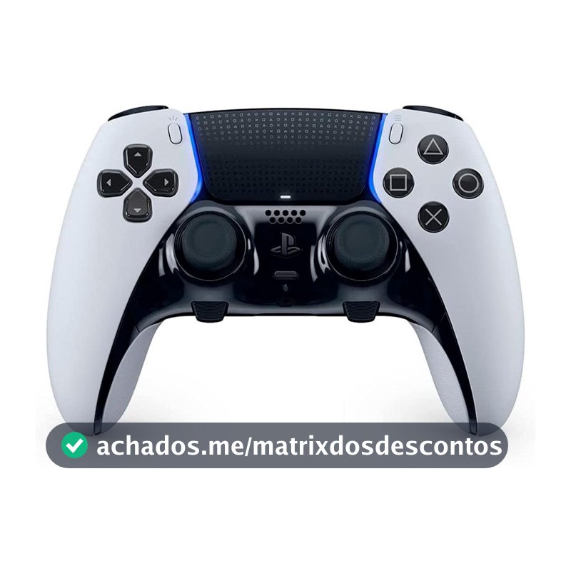 Controle Sony Dualsense Edge PS5, Sem Fio, Preto e Branco - CFI-ZCP1WY