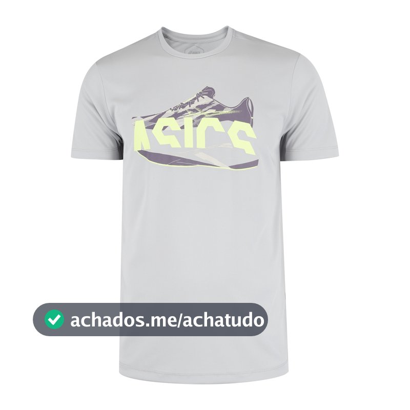 Camiseta Asics Estampa Treino Masculina