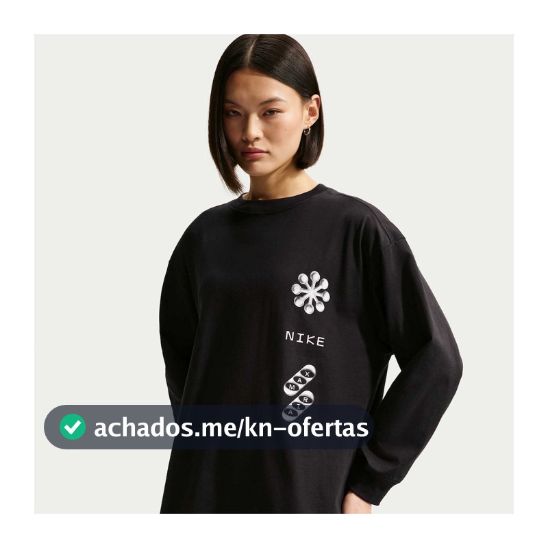 Camiseta Nike Sportswear Manga Longa GPX Feminina