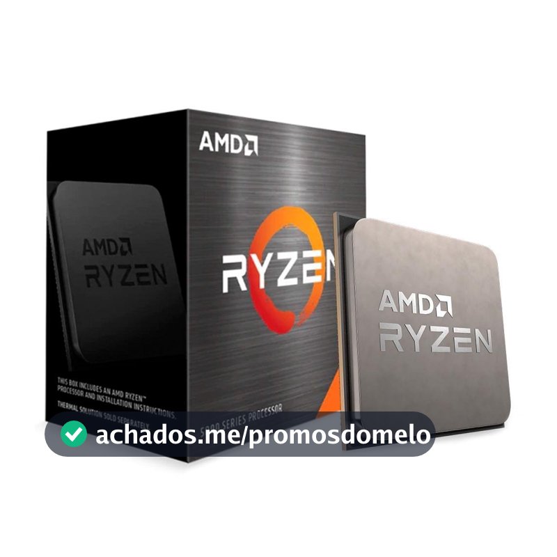 Processador AMD Ryzen 7 5700X, 3.4GHz (4.6GHz Max Turbo), Cache 36MB, 8 Núcleos, 16 Threads, AM4, Sem Vídeo Integrado - 100-100000926WOF
