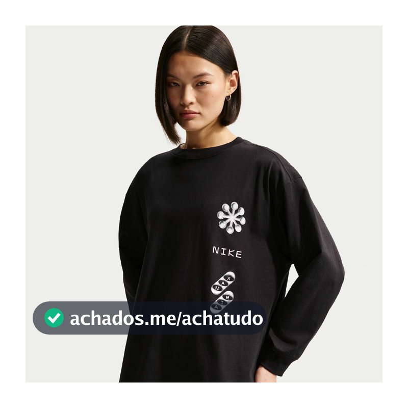 Camiseta Nike Sportswear Manga Longa GPX Feminina