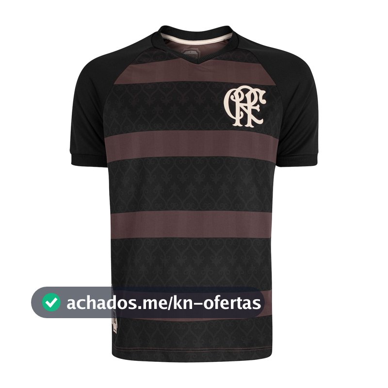 Camiseta do Flamengo Consciência Negra 25/26 Braziline Masculina em Promoção