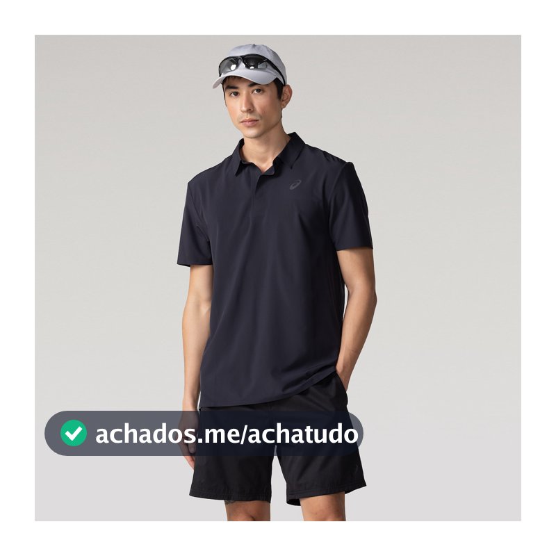 Camisa Polo ASICS Selada Masculina em Promoção