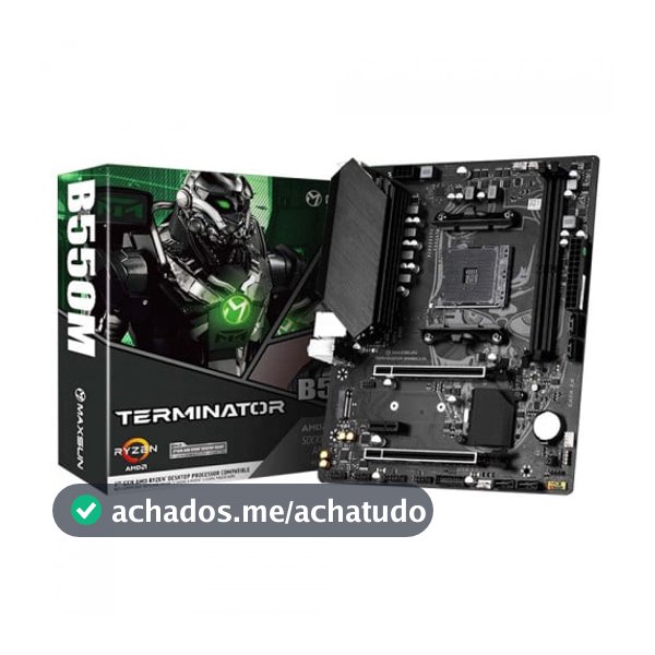 Placa Mãe Maxsun B550M MS-Terminator AM4 DDR4