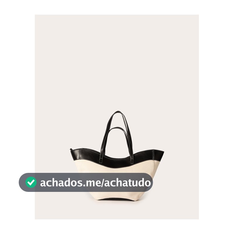 Bolsa feminina tote - Off-White