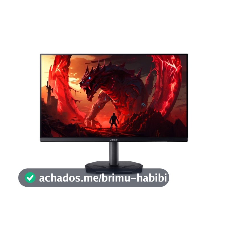 Monitor Gamer Acer Nitro KG270 P0bi, 27" FHD, 144Hz, 1ms, HDMI, Preto - UM.HX0AA.011