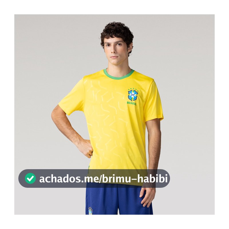 Camiseta da Seleção do Brasil CBF Masculina em Promoção