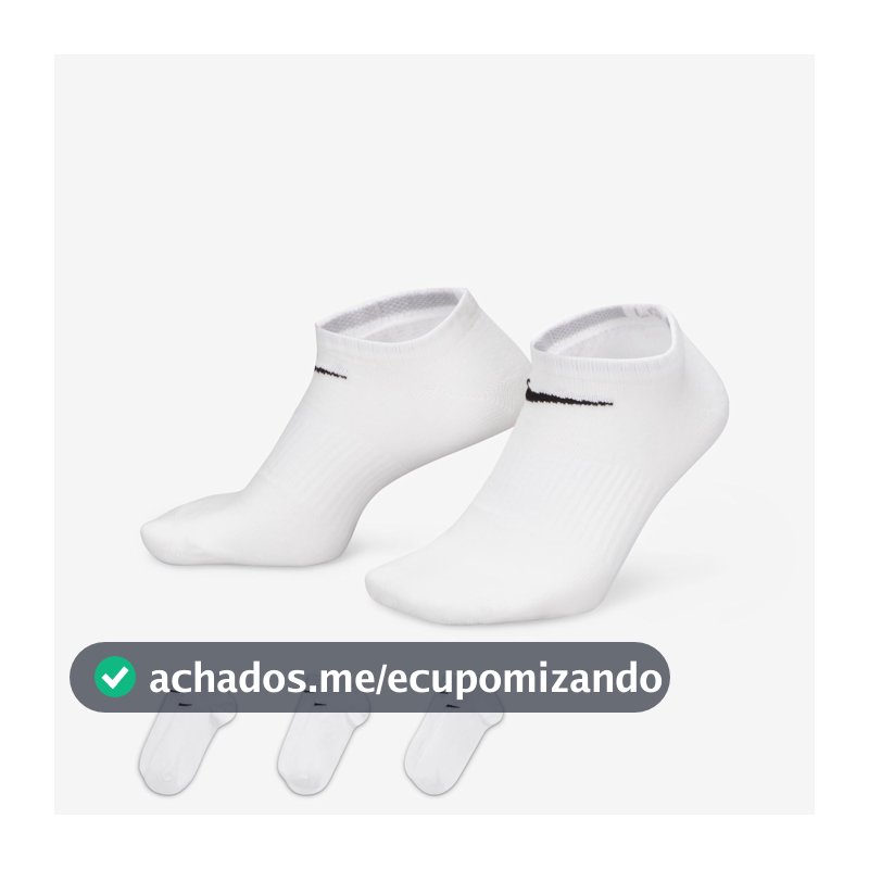 Meia Nike Performance Lightweight (3 Pares) Unissex