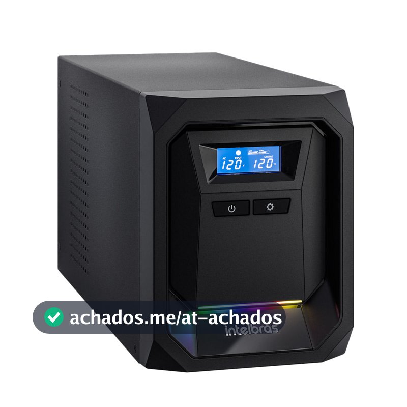 Nobreak Bivolt Intelbras Gamer Ultimate 1000VA, Religamento Automático, 6 Tomadas