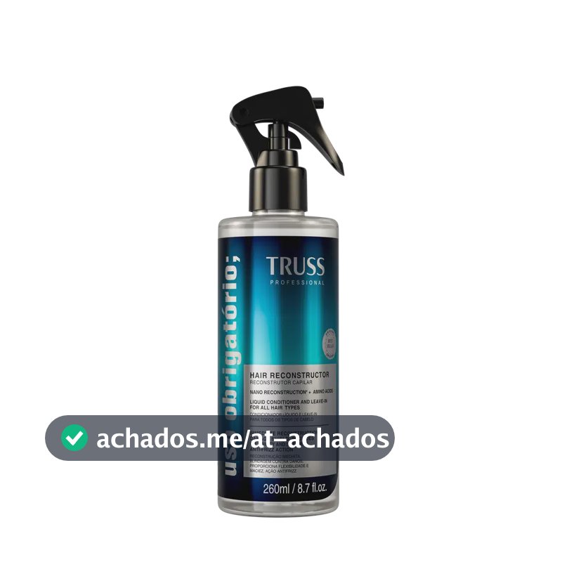 Tratamento Reconstrutor TRUSS Uso Obrigatório