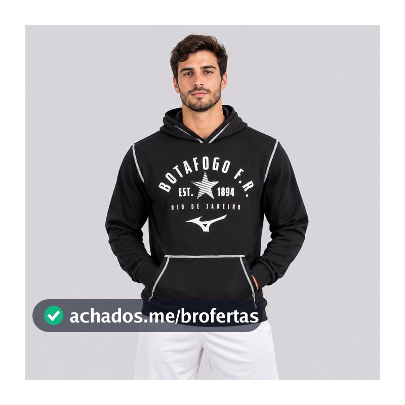 Moletom Mizuno Botafogo Viagem 2026
