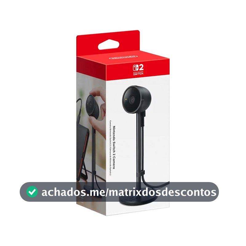 Câmera Nintendo para Nintendo Switch 2, USB, Preto - 123684
